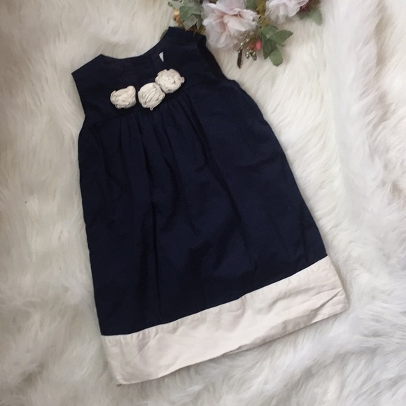 navy blue toddler dress